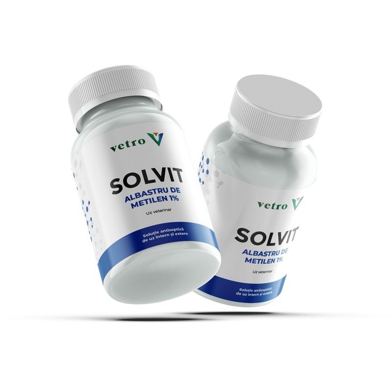 Solvit Albastru de metilen 1%, 100 ml
